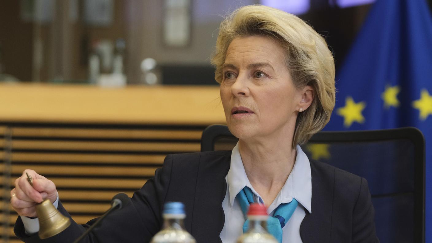 La presidente della Commissione europea, Ursula von der Leyen