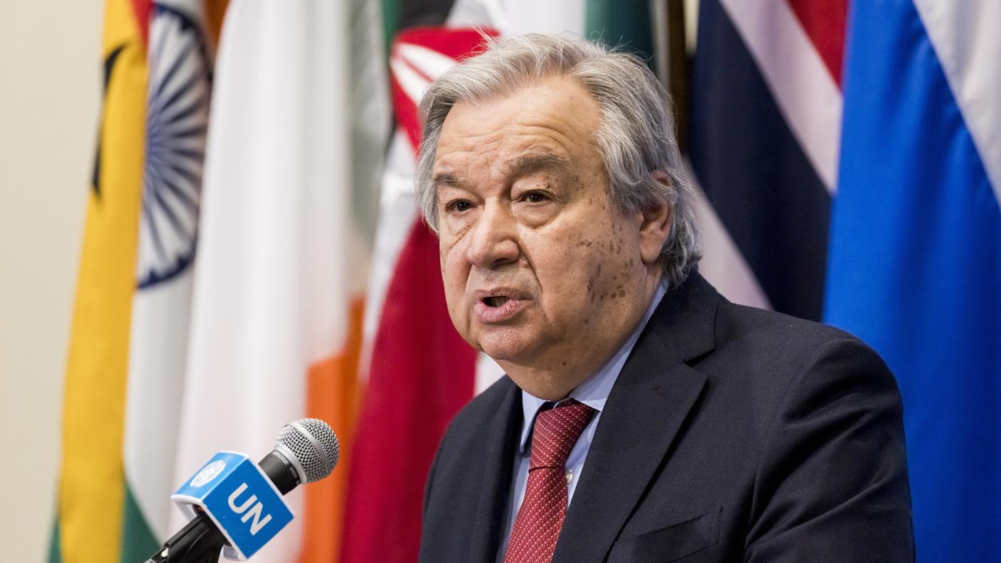 Il segretario generale dell'ONU, Antonio Guterres