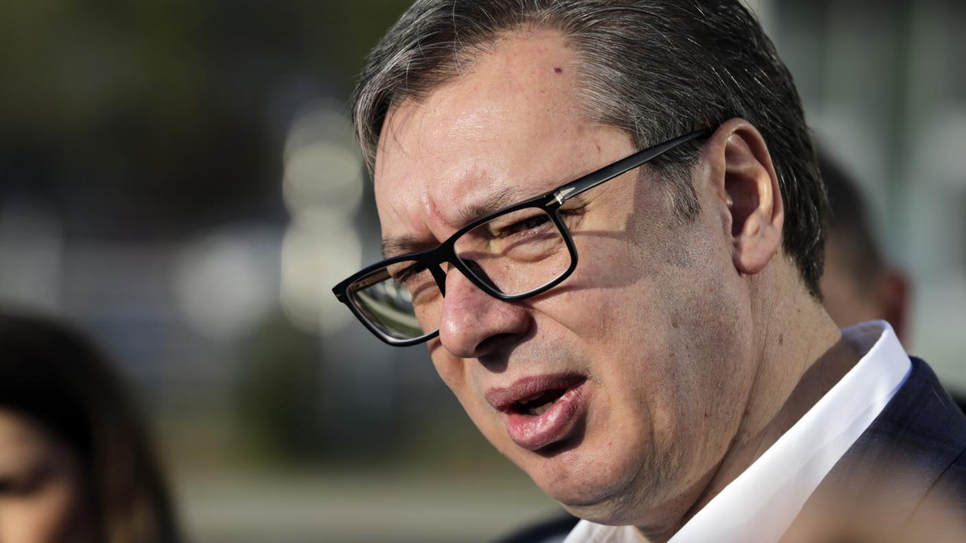Il presidente serbo Aleksandar Vucic