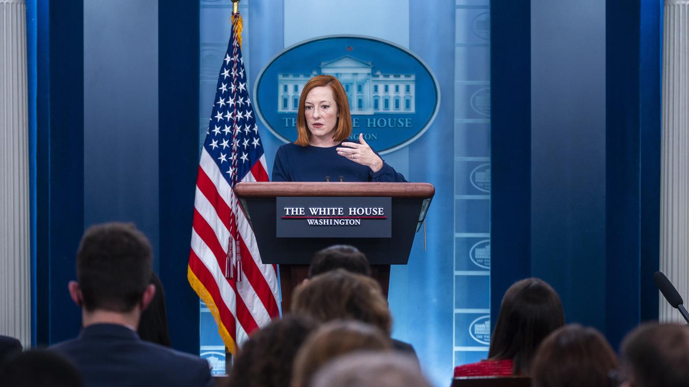 La misura è stata annunciata oggi dalla portavoce della Casa Bianca Jen Psaki