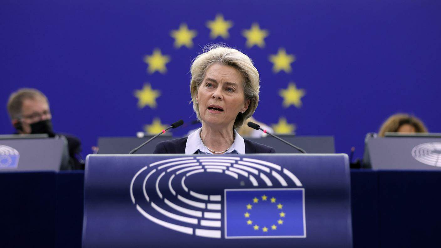 La presidente della Commissione europea Ursula Von der Leyen