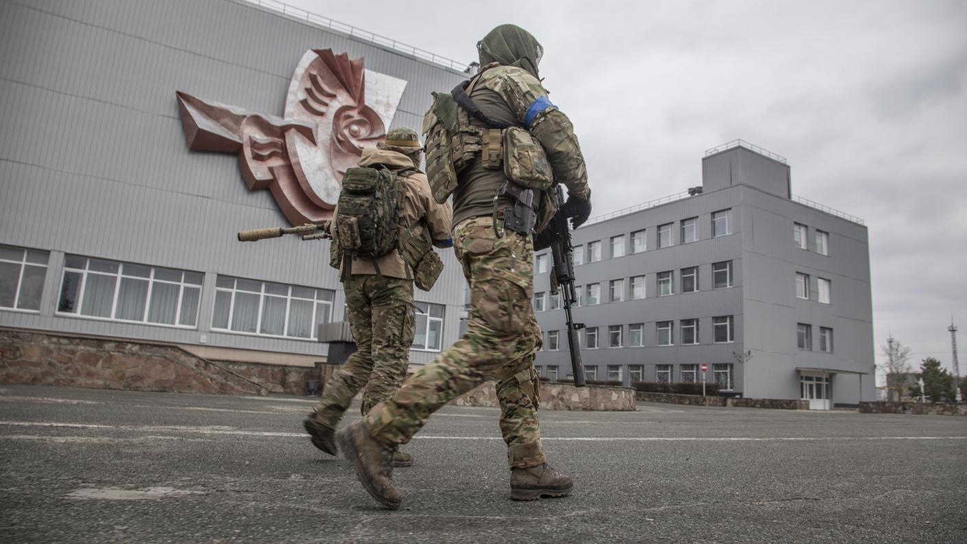 A presidio del sito di Chernobyl