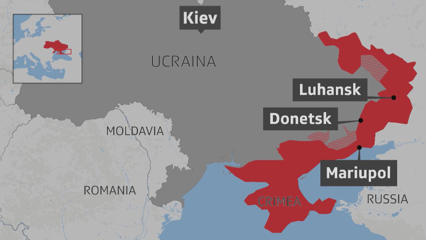 Dove si trova la città di Mariupol