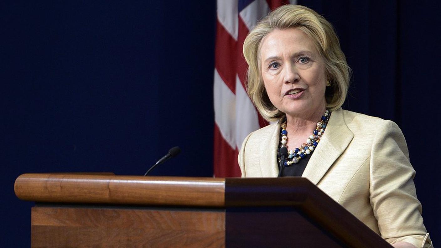 La ex Segretaria di Stato USA Hillary Clinton