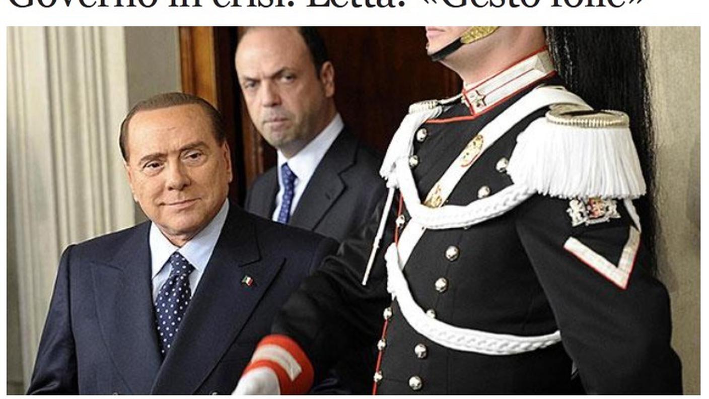 E qui, infine, sul Corriere della sera