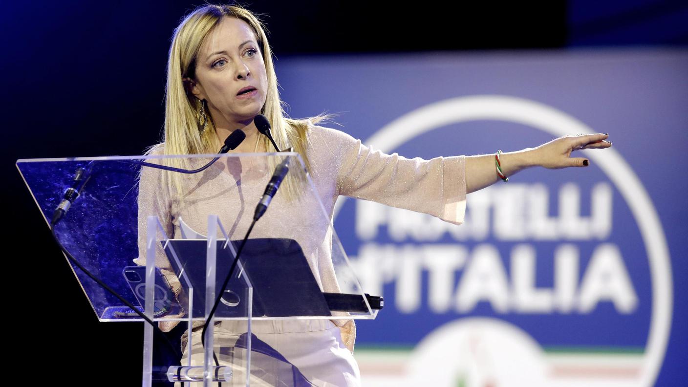 La leader del partito ha esortato le formazioni di centrodestra a far parte di uno schieramento compatto