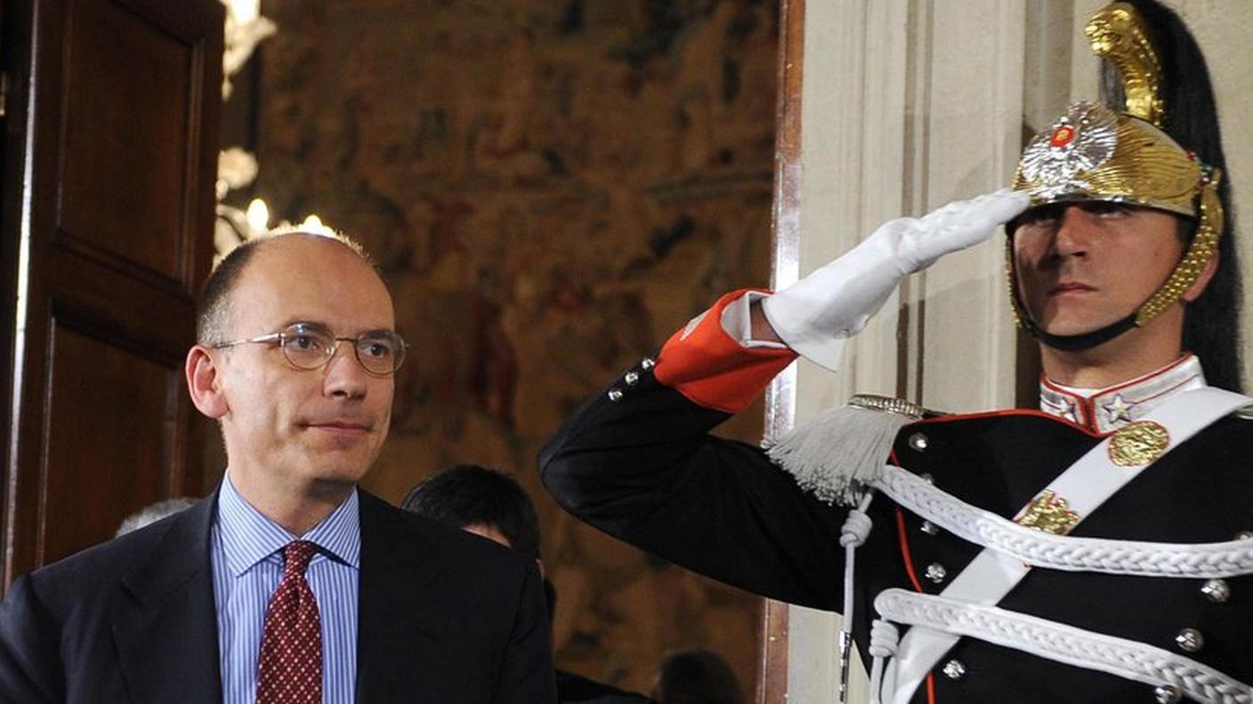 Il premier italiano Enrico Letta