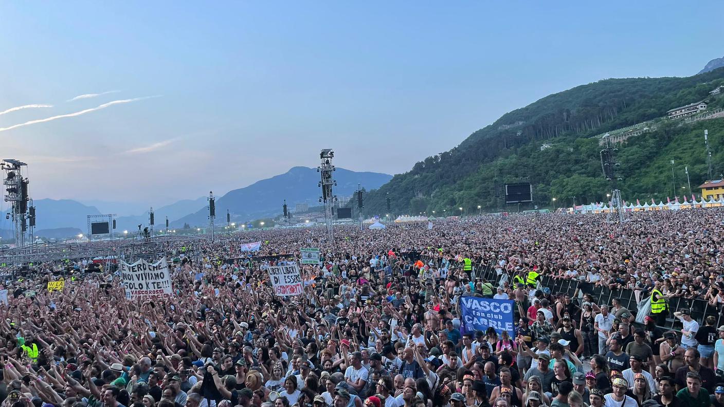 Grande attesa per Vasco Rossi a Trento