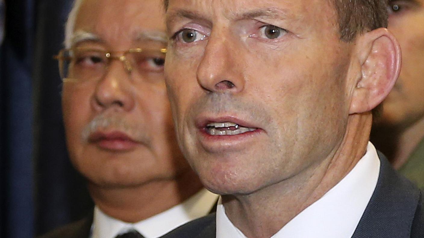 mh370 premier australiano tony abbott 6.4.14 re.JPG