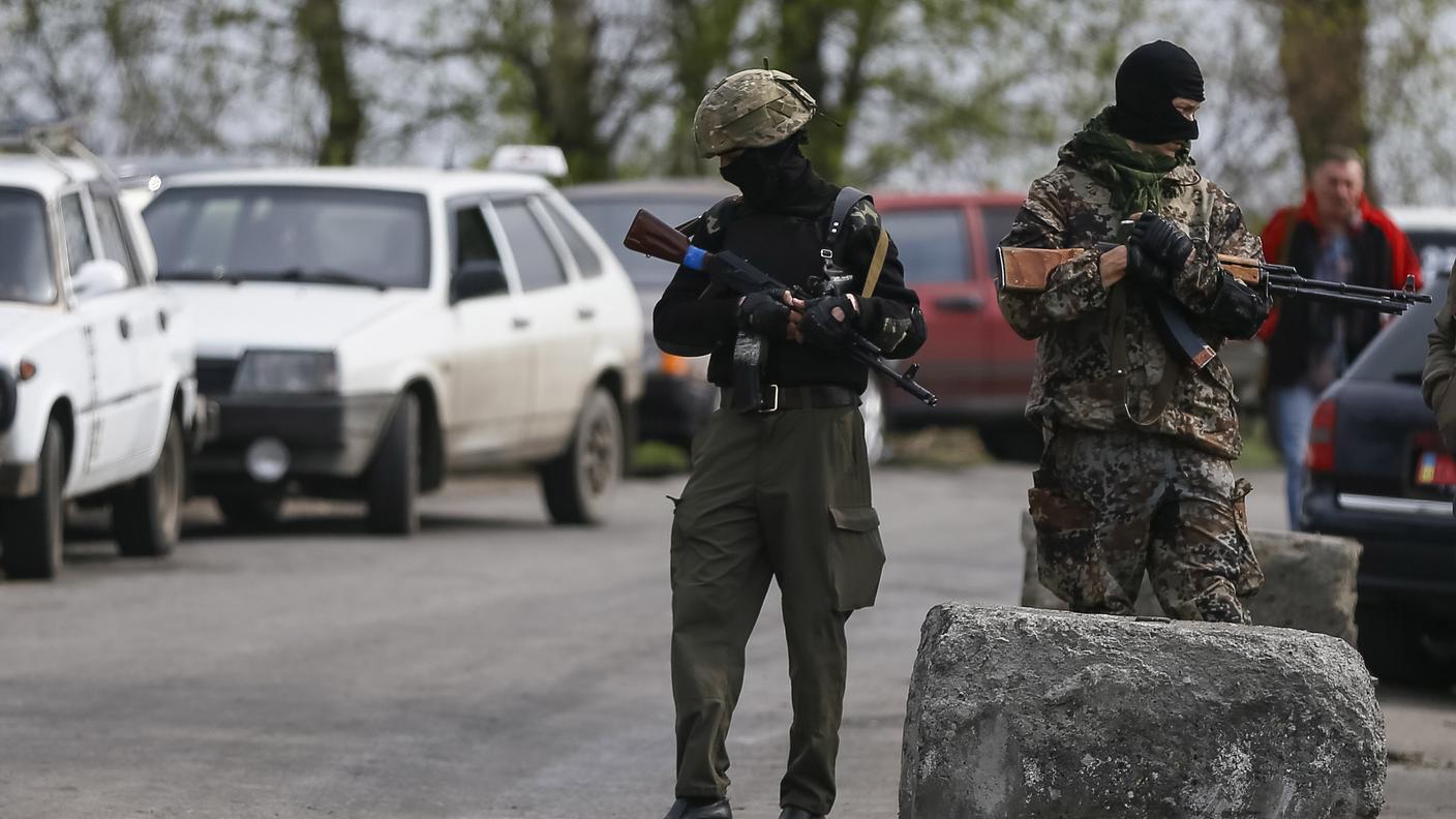 Check-point a Slaviansk