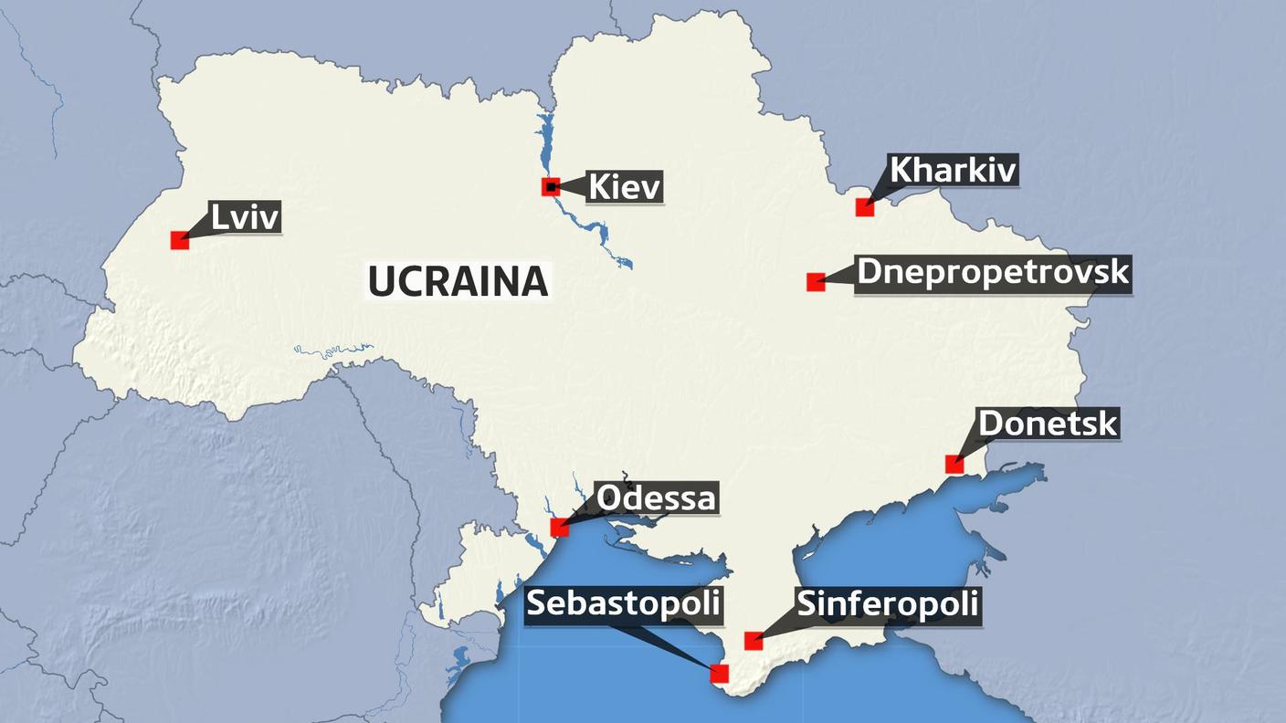 La geografia dell'Ucraina