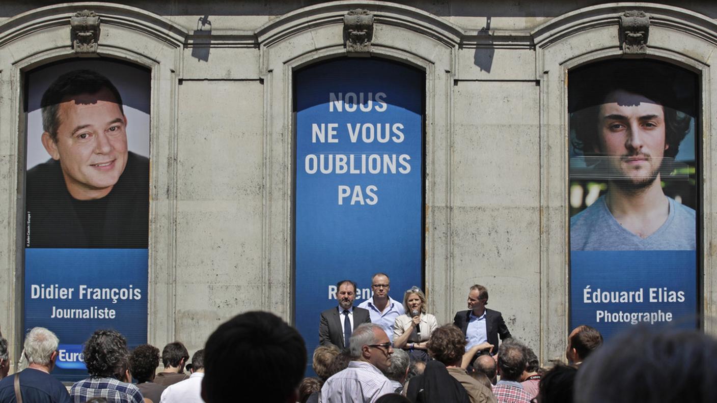 Parigi, luglio del 2013: si ricordano Didier François e Edouard Elias