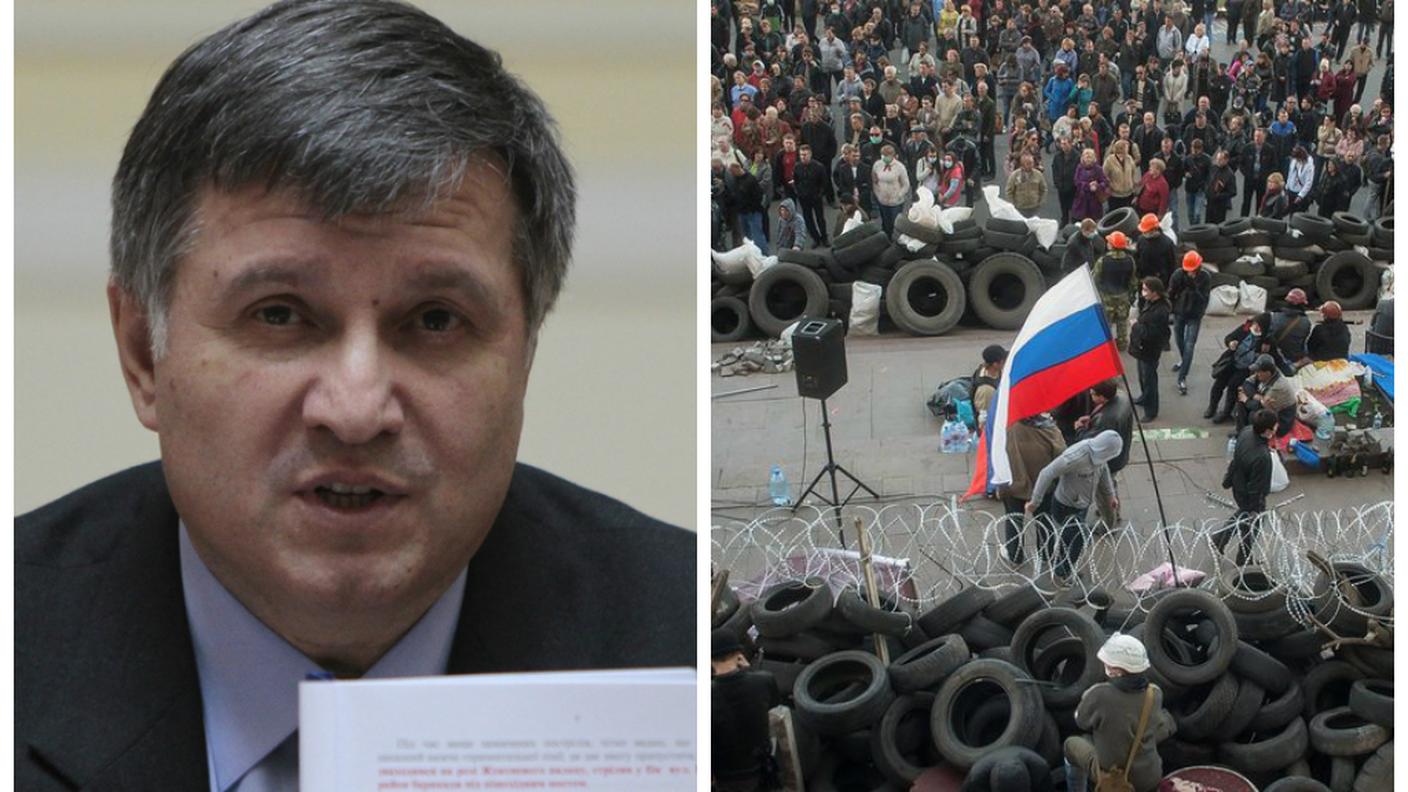 Arsen Avakov e le proteste a Donetsk