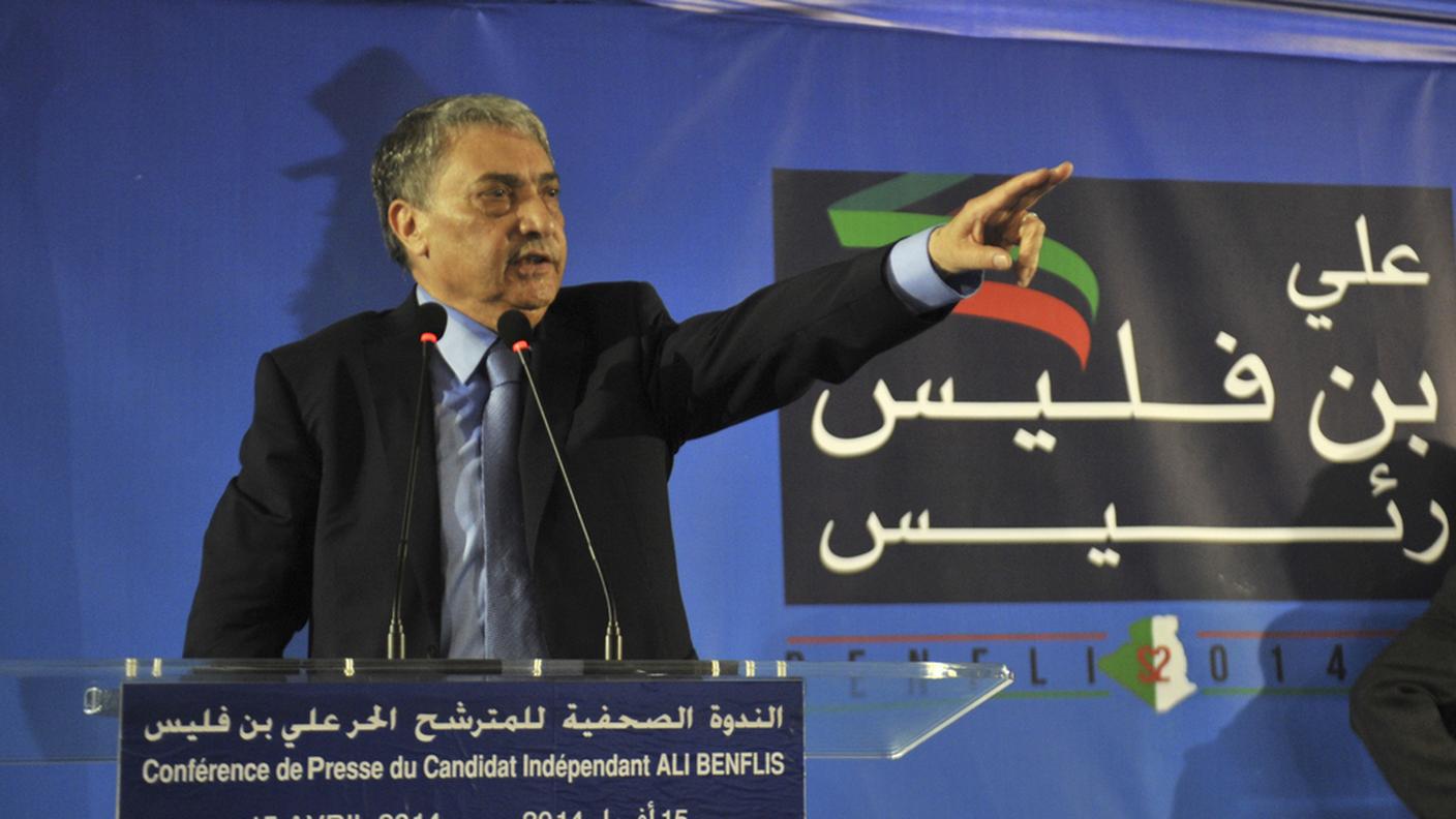 Ali Benfis, sfidante e maggiore avversario del presidente uscente Bouteflika