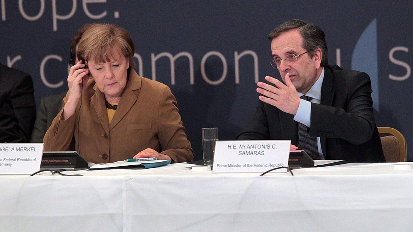 Merkel e Samaras