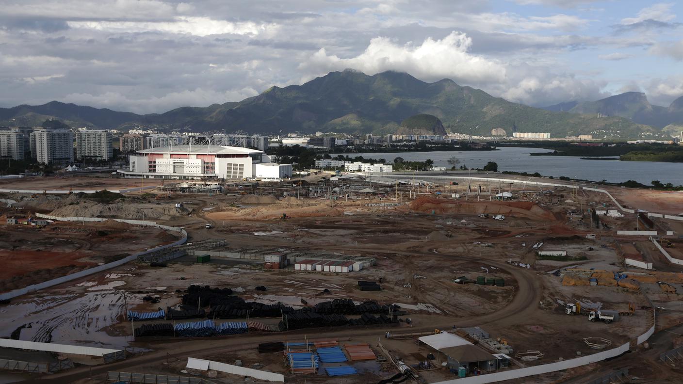 Un cantiere dei tanti parchi olimpici a Rio de Janeiro (reuters) 140417.jpg