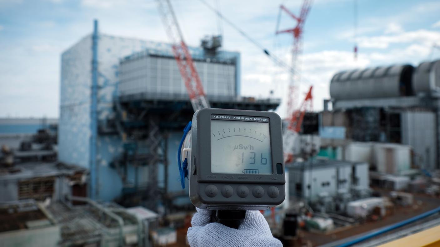 Centrale Fukushima contatore Geiger