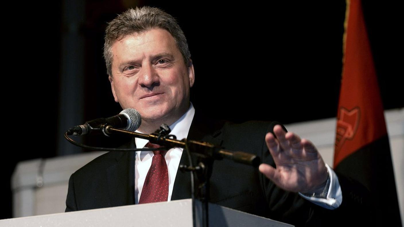 Il riconfermato presidente Ivanov