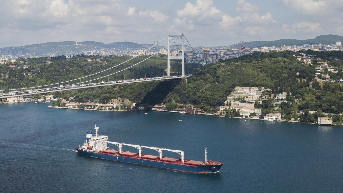 La Razoni mentre navigava nelle acque territoriali turche la scorsa settimana