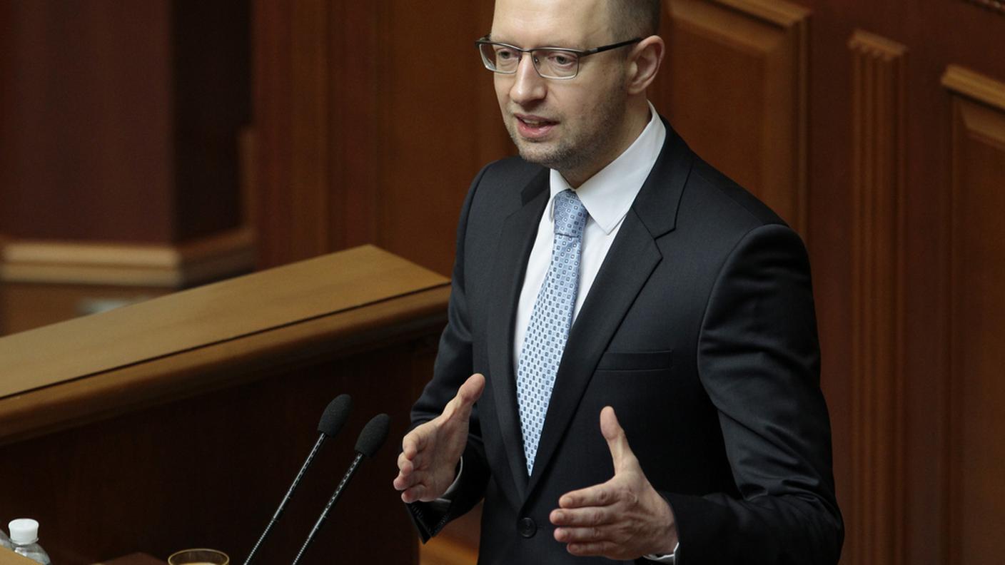 Yatseniuk ha lanciato una serie d'accuse domenica contro il Cremlino
