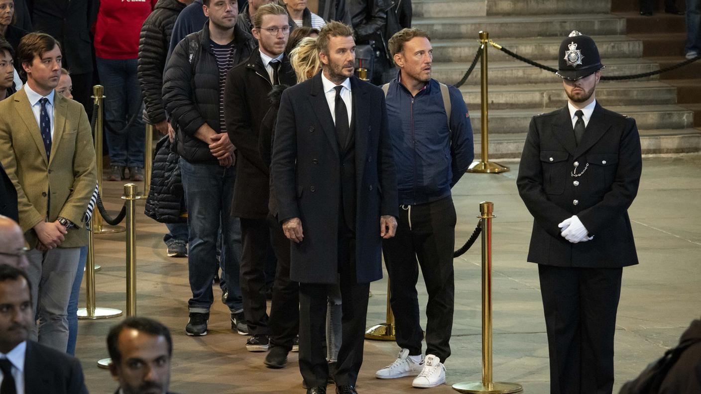 Fra i presenti, anche David Beckham