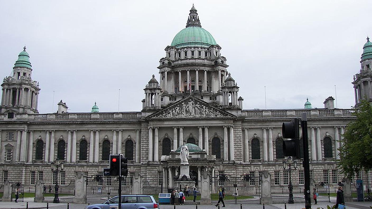 La sede del Municipio a Belfast, capoluogo dell'Irlanda del nord