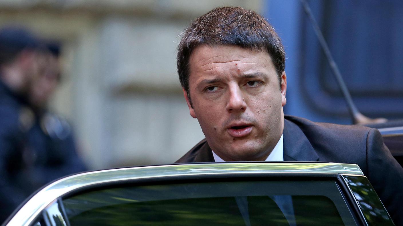 Il presidente del Consiglio italiano Matteo Renzi