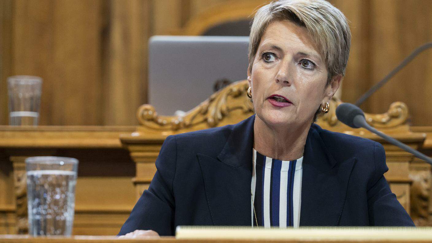 La ministra Karin Keller-Sutter