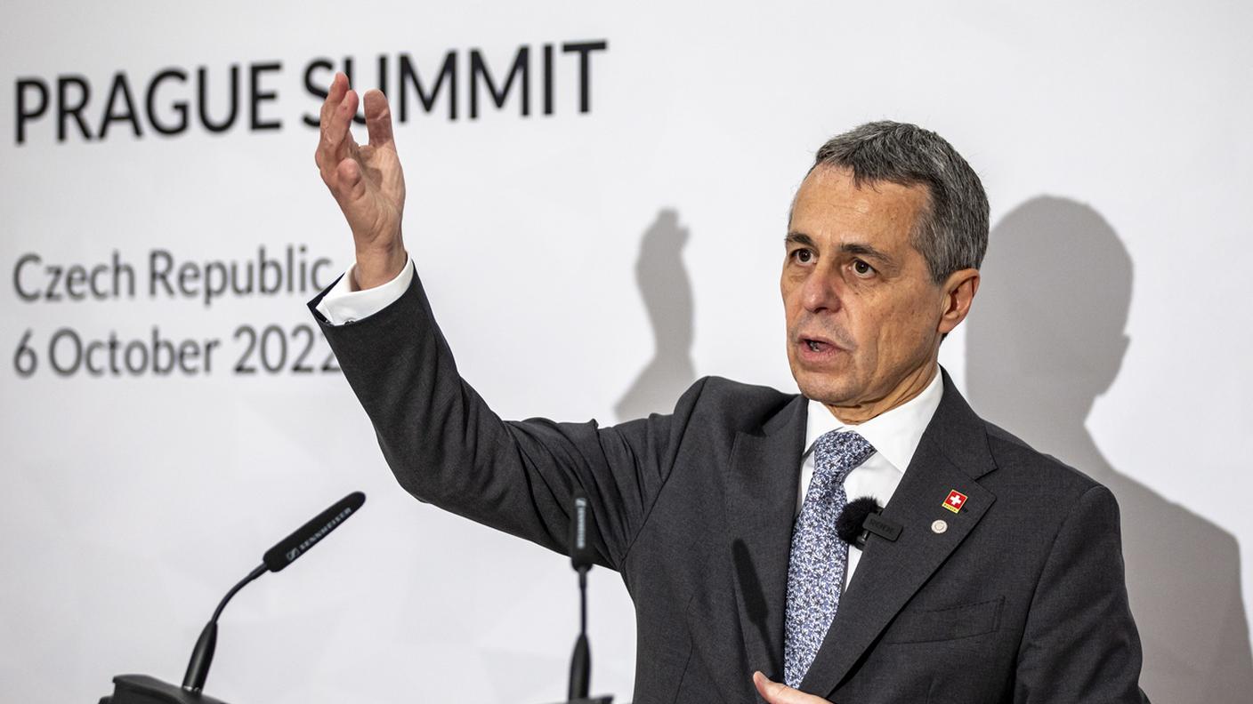 Il presidente della Confederazione al summit di Praga