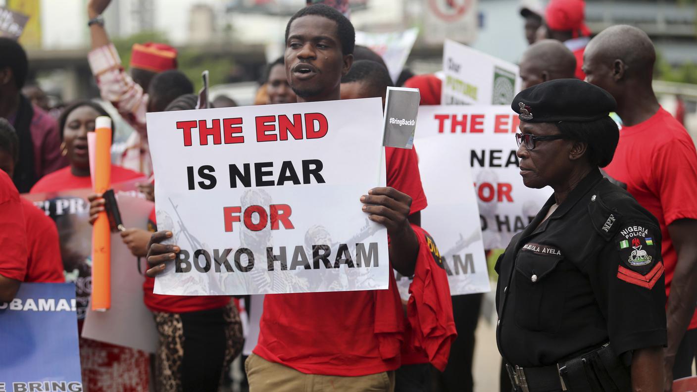 Una manifestazione contro i Boko Haram in Nigeria 
