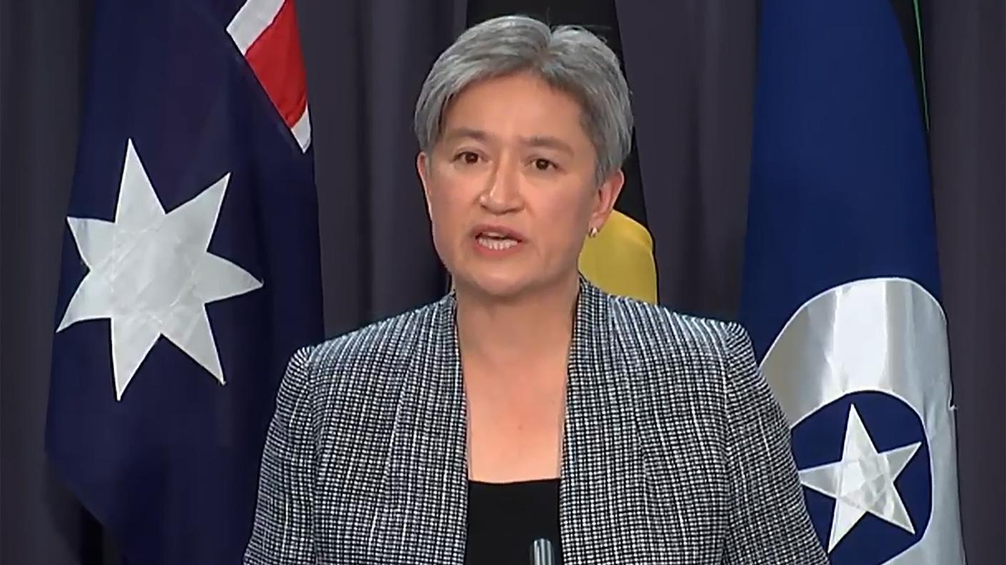 La ministra degli Esteri australiana Penny Wong