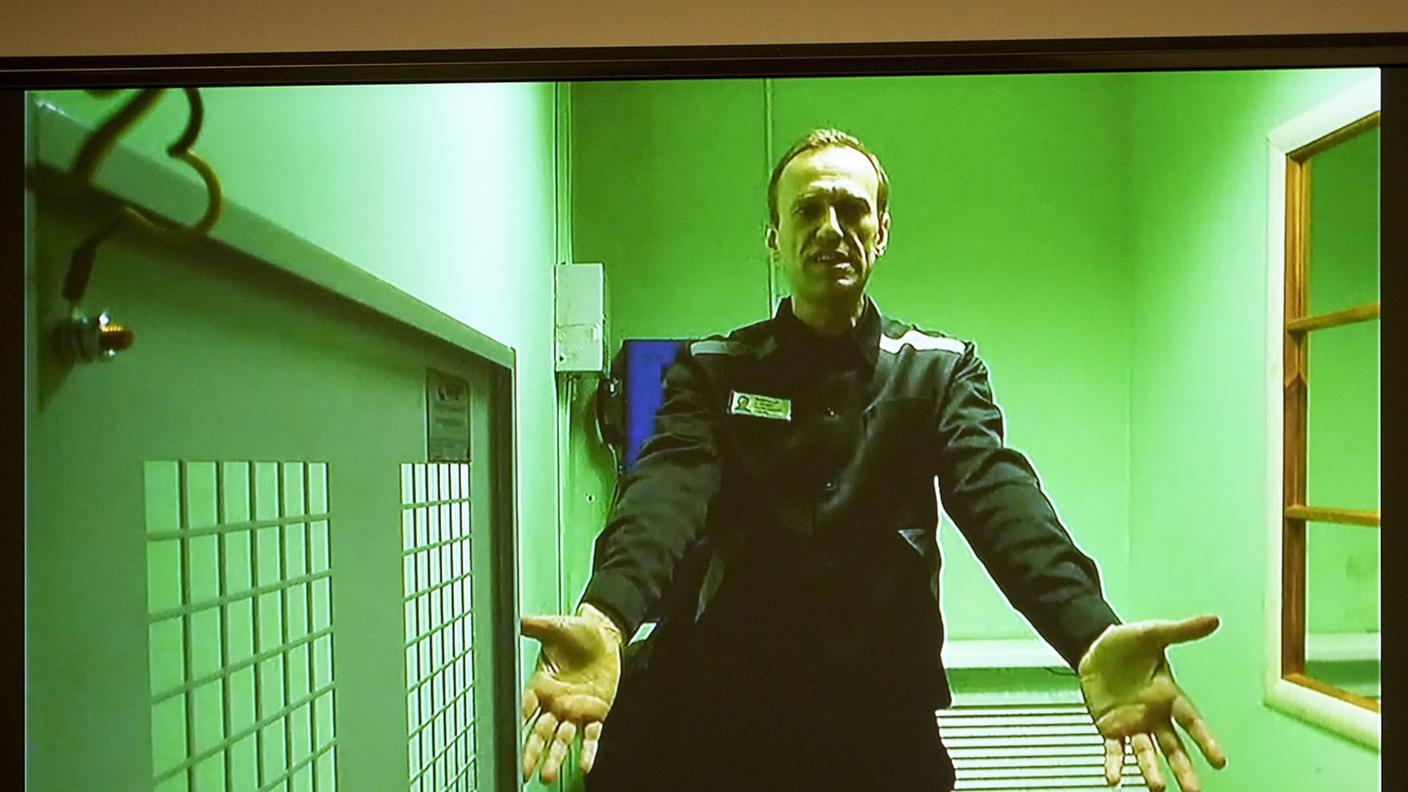 Una recente immagine di Navalny