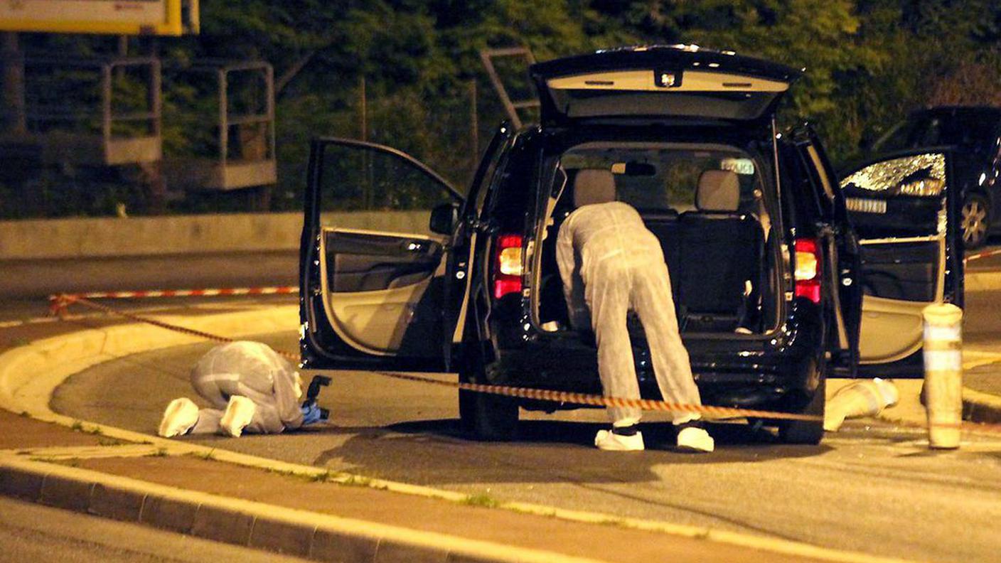Il luogo dell'attentato a Hélène Pastor