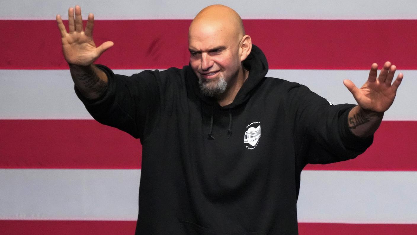 John Fetterman ha vinto nonostante un'ischemia che lo ha colpito in maggio, limitando le sue capacità oratorie