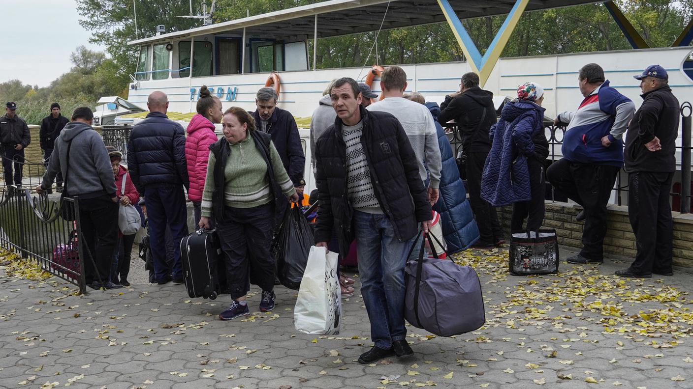 In decine di migliaia avrebbero lasciato Kherson nelle ultime settimane