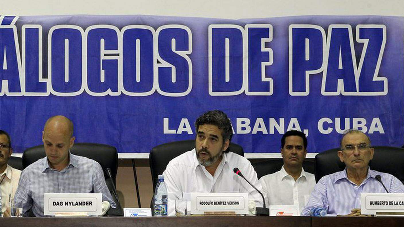 Il dialogo tra la guerriglia e le autorità colombiane in corso all'Avana