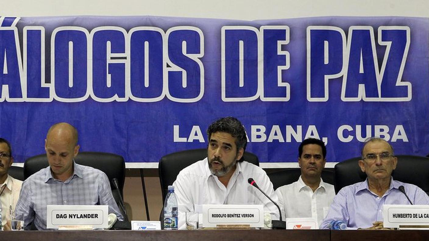 Il dialogo tra la guerriglia e le autorità colombiane in corso all'Avana