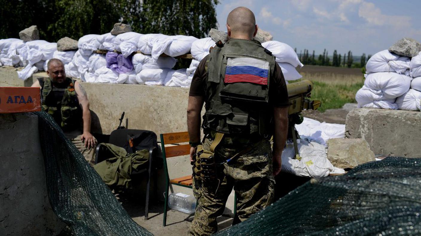 Milizie separatiste a Slaviansk