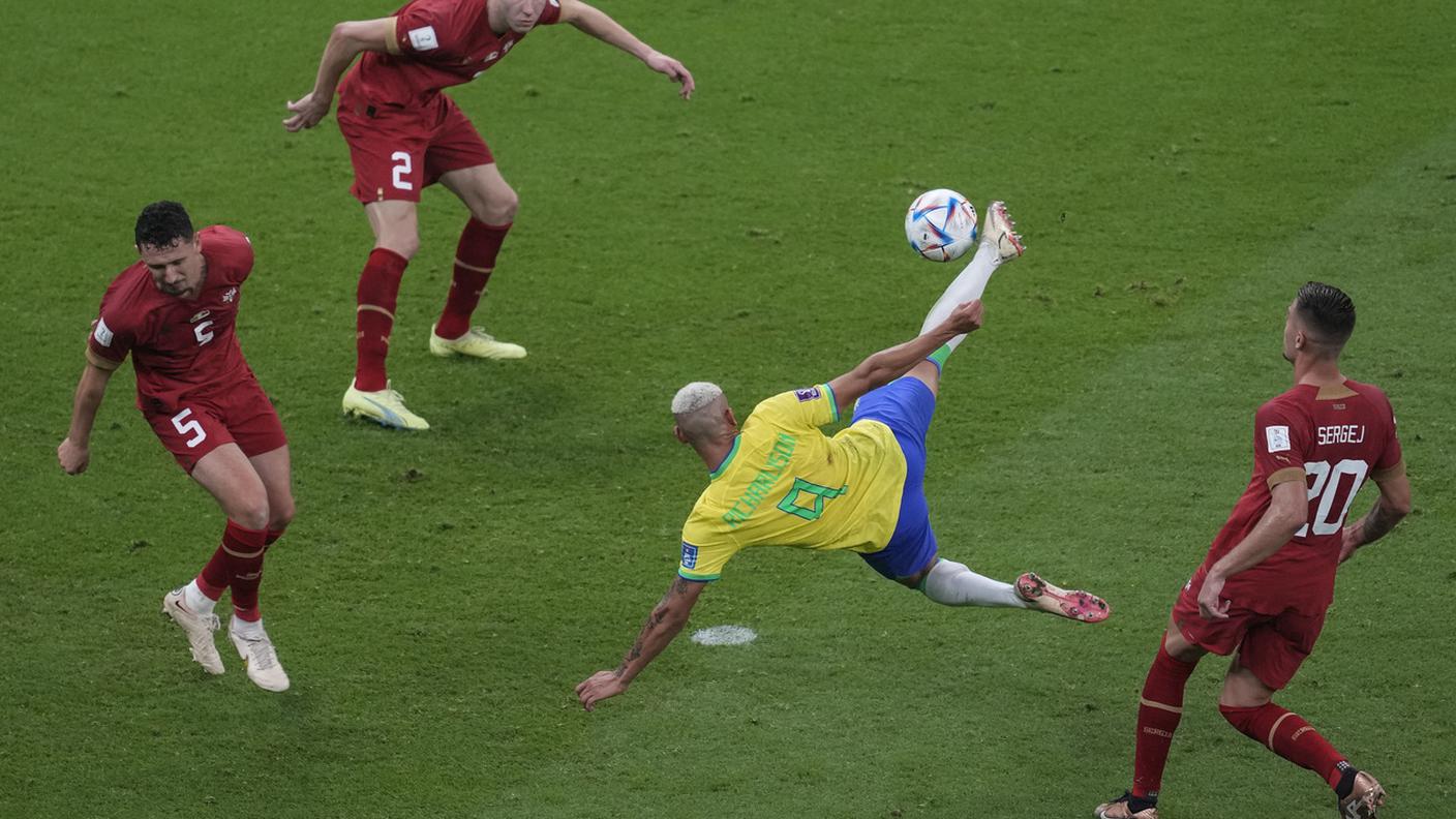 Lo spettacolare gesto atletico di Richarlison