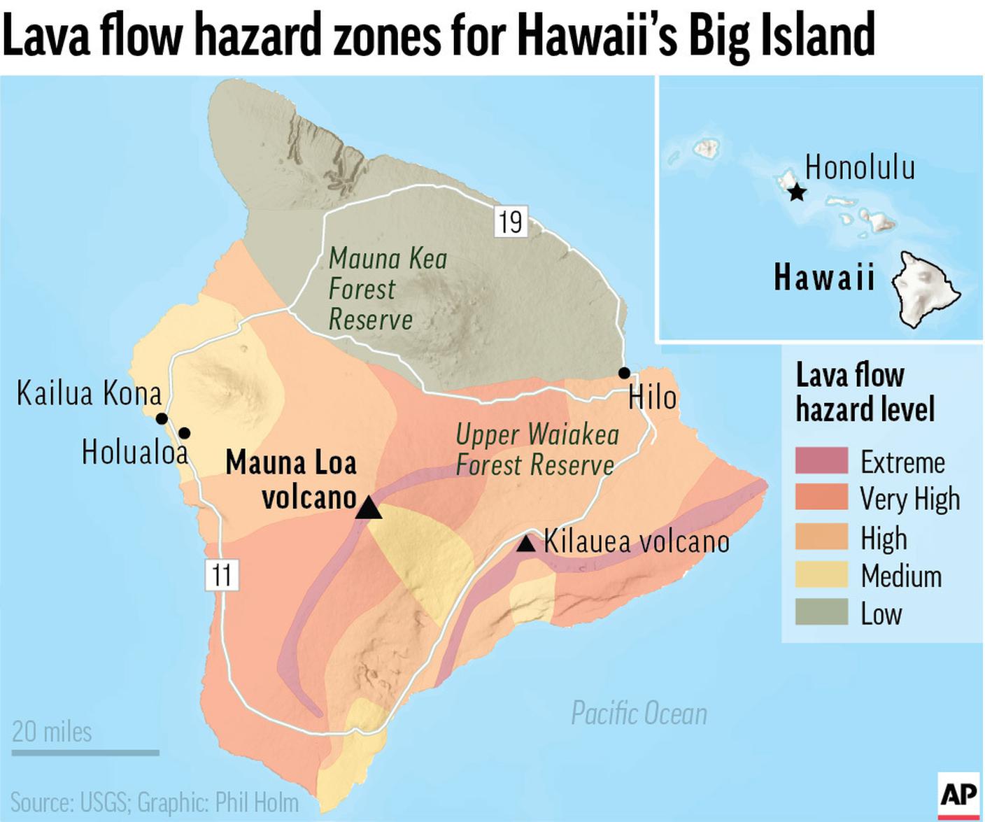 Dove si trova il Mauna Loa