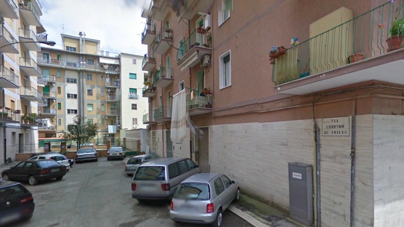 La via della località pugliese in cui è avvenuta l'esplosione