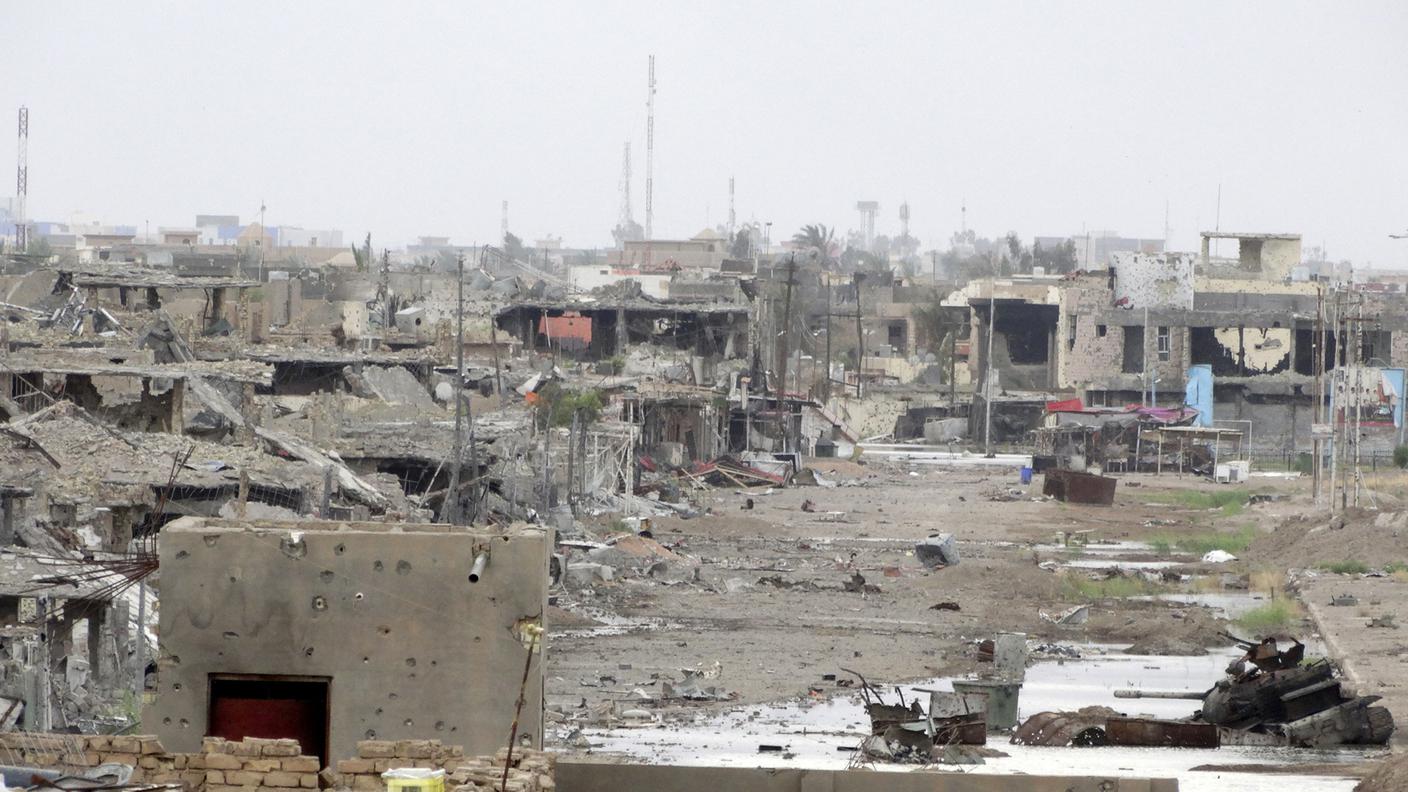 La città è stata oggetto anche di offensive di terra