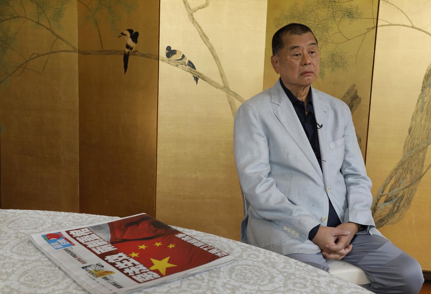 Il fondatore di Apple Daily, Jimmy Lai, qui nel 2020