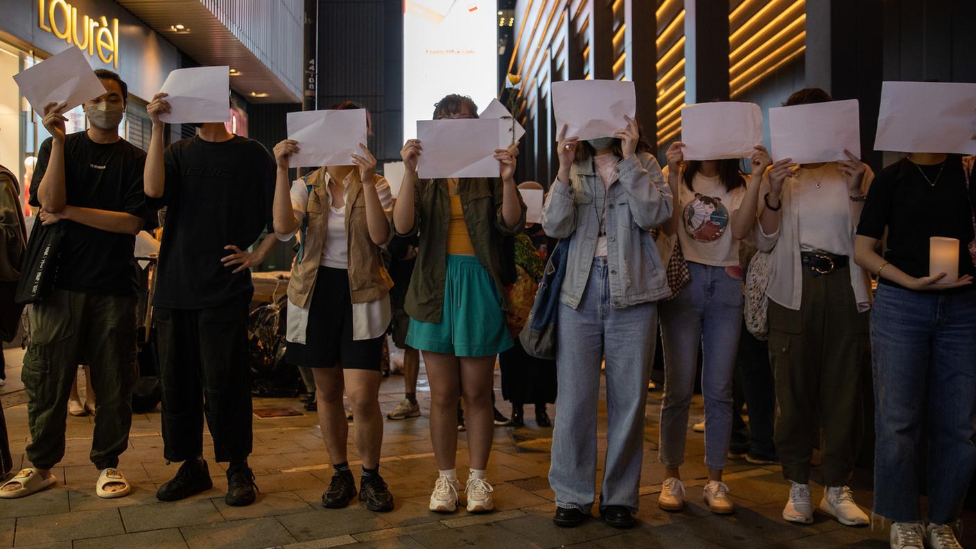 Proteste contro le misure sanitarie a Hong Kong