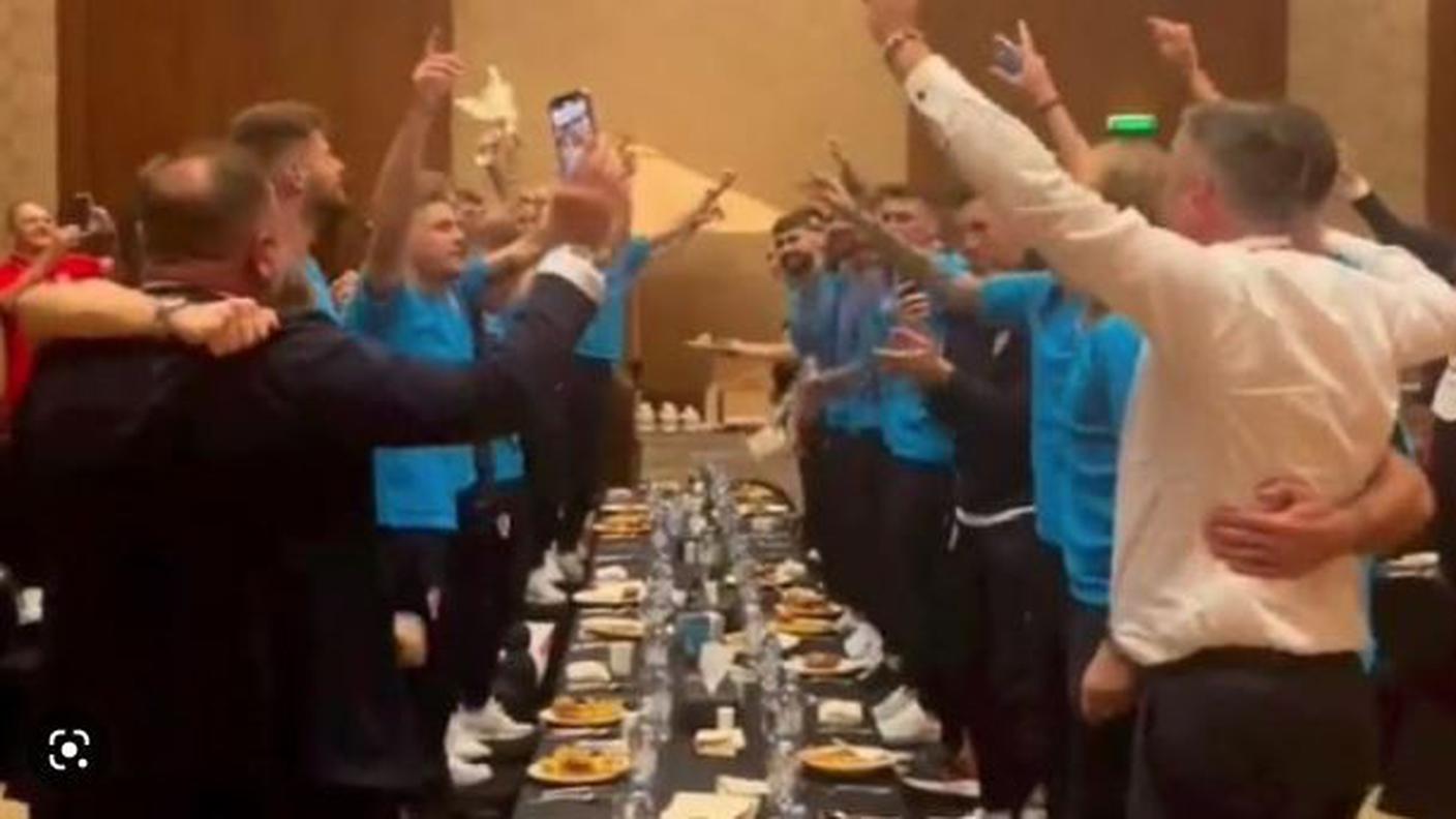 Il video shock dei calciatori croati 