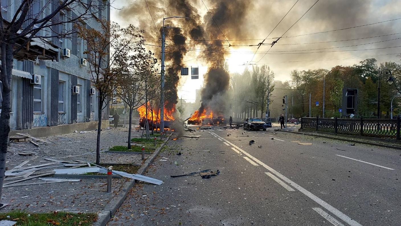 Il primo bombardamento russo su Kiev con dei droni risale a lunedì 10 ottobre