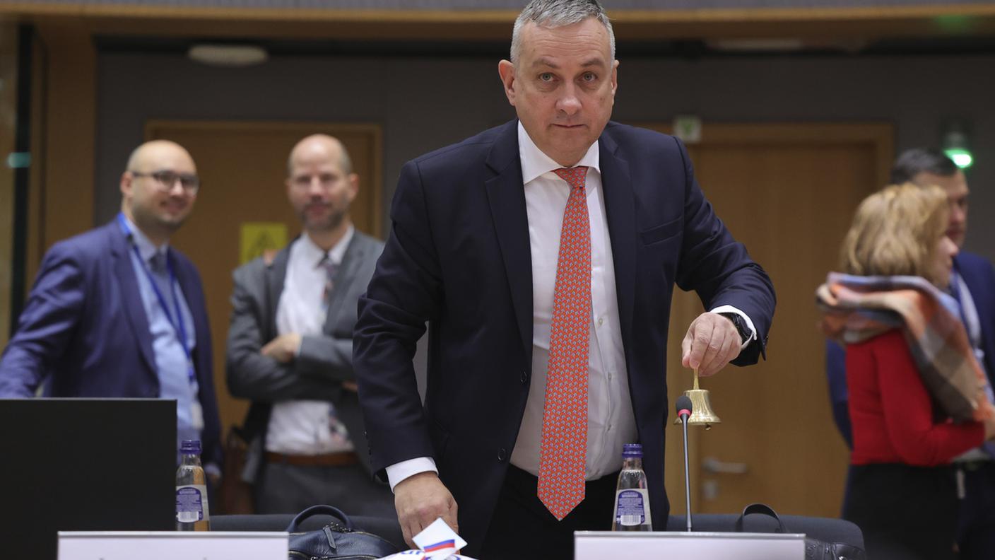 Il ministro dell'energia ceco Jozef Sikela. Il suo Paese ha la presidenza di turno dell'UE