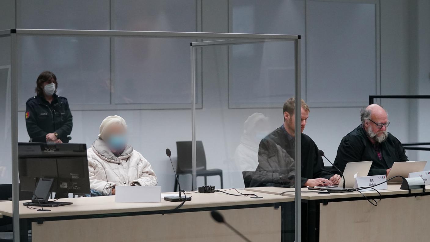 L'anziana imputata in aula per una delle ultime udienze, a inizio mese