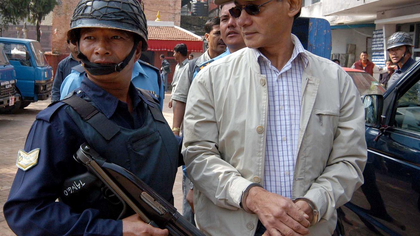 Sobhraj nel 2003, dopo l'arresto in Nepal
