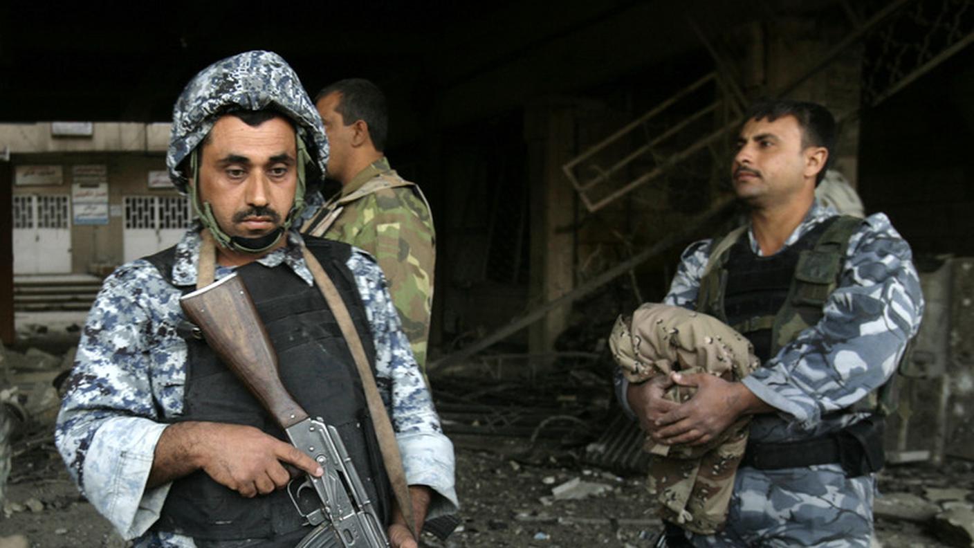 Militari iracheni a Mossul